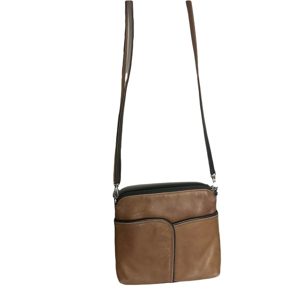 Classic Tan Messenger Bag for Men - Picture 1 of 7